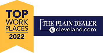 Top Work Places 2022 recognition from The Plain Dealer