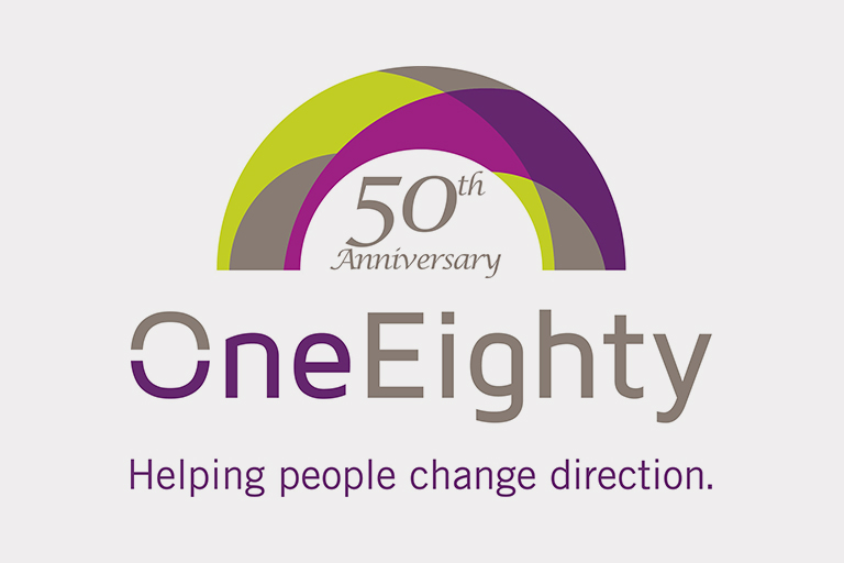 OneEighty 50th Anniversary Logo