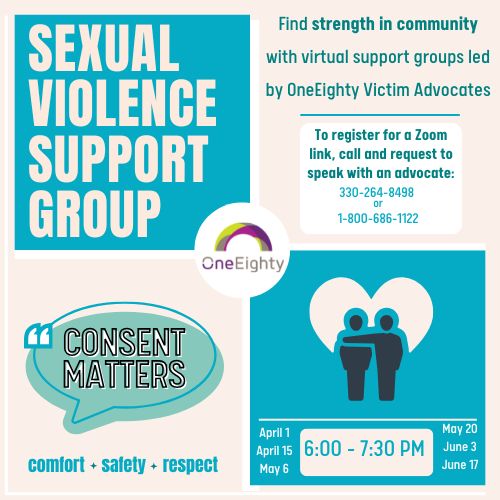 Sexual violence support group graphic