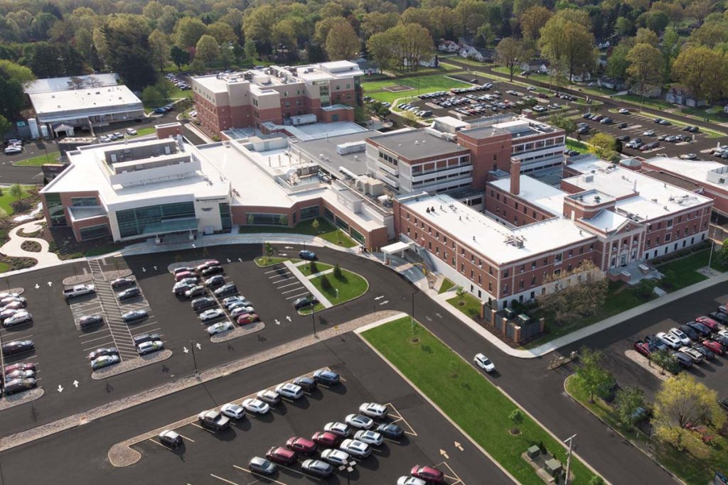 Aerial photo of Wooster Community Hospital