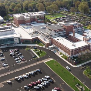 Aerial photo of Wooster Community Hospital